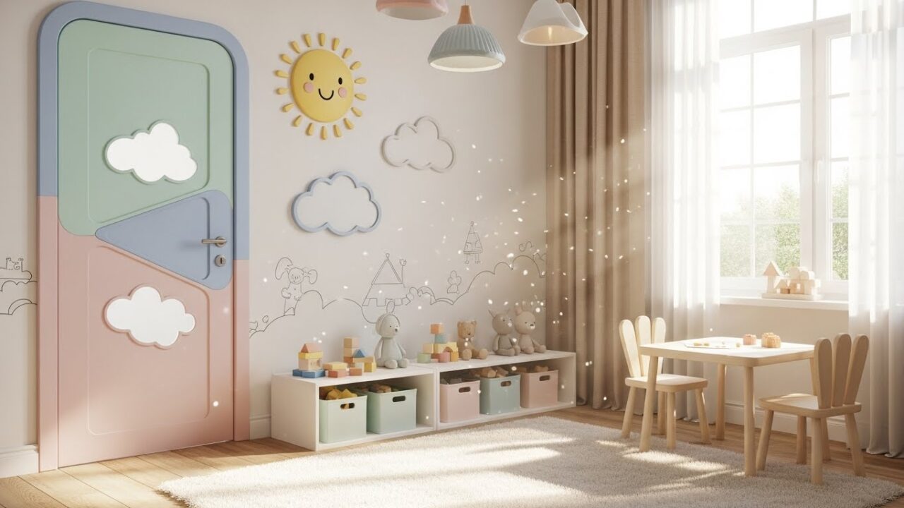 Как выбрать идеальную дверь для детской комнаты: безопасность и дизайн