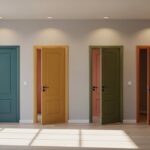 Как правильно сочетать цвет дверей с освещением в интерьере